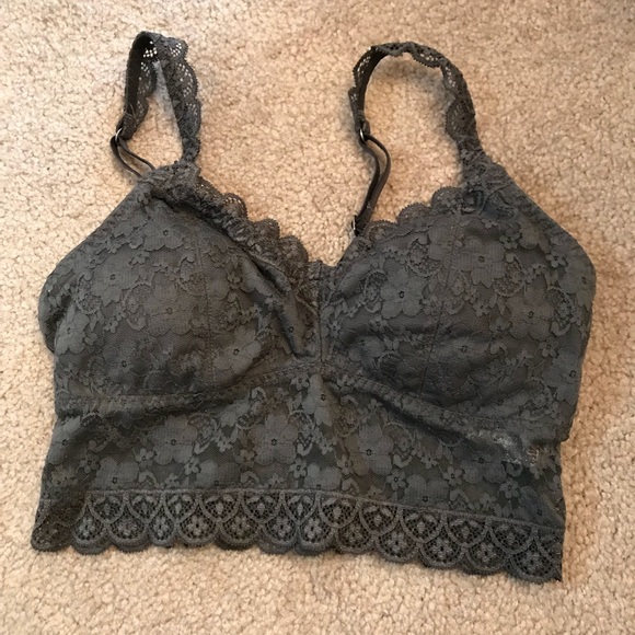Hollister Other - SALE!!! Hollister grey bralette size Small